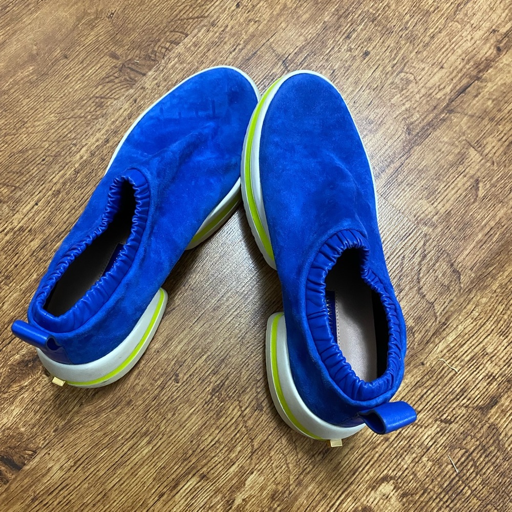Stuart Weitzman Royal Blue Suede Sneaker Size 7